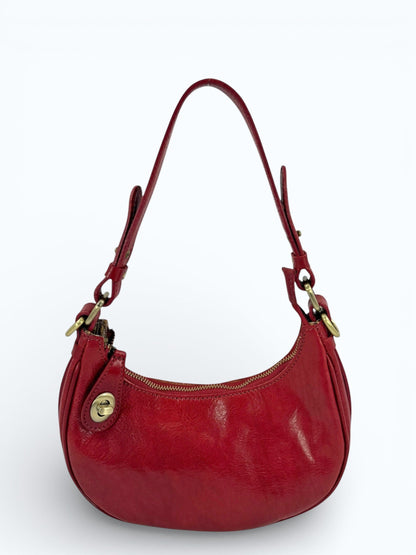 borsetta cuoio mezzaluna