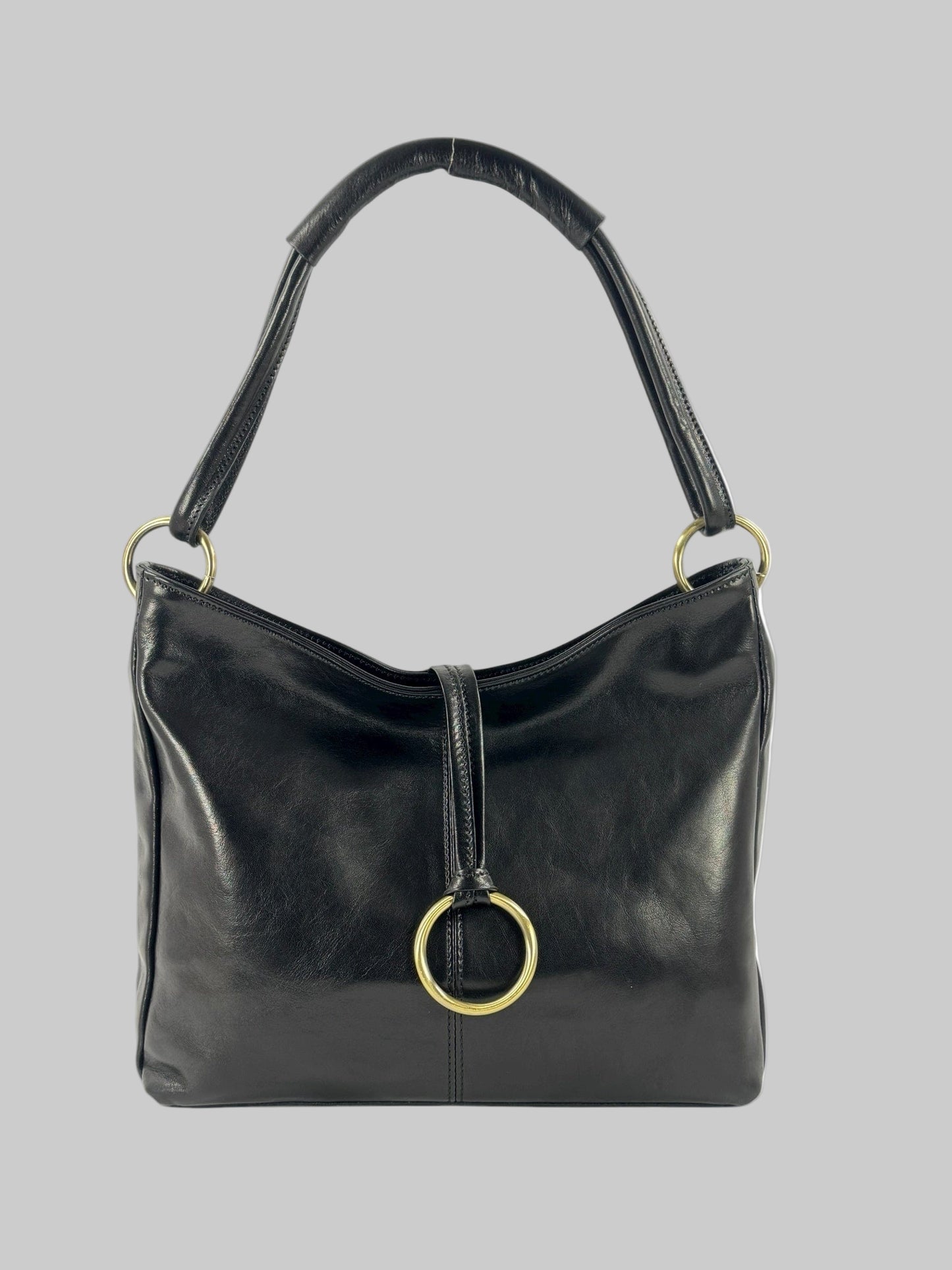 Borsa a spalla da donna in vera pelle MINA MAXI, colore VERDE, CHIAROSCURO, Made in Italy | BORSE A SPALLA IN PELLE | Emporium Italy Borsa a spalla da donna in vera pelle MINA MAXI, colore VERDE, CHIAROSCURO, Made in Italy | BORSE A SPALLA IN PELLE | Emporium Italy