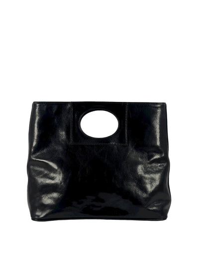 Borsa in Cuoio conciato al vegetale, interno tre scomparti, dalla linea classica - Mahzel