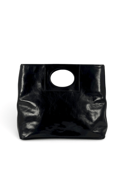 Borsa in Cuoio conciato al vegetale, interno tre scomparti, dalla linea classica - Mahzel