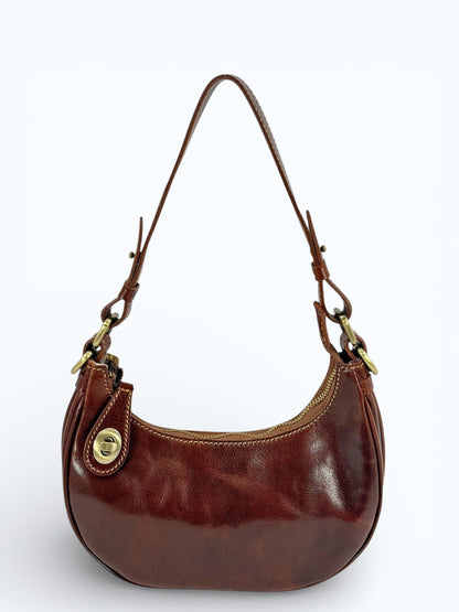 borsetta cuoio mezzaluna