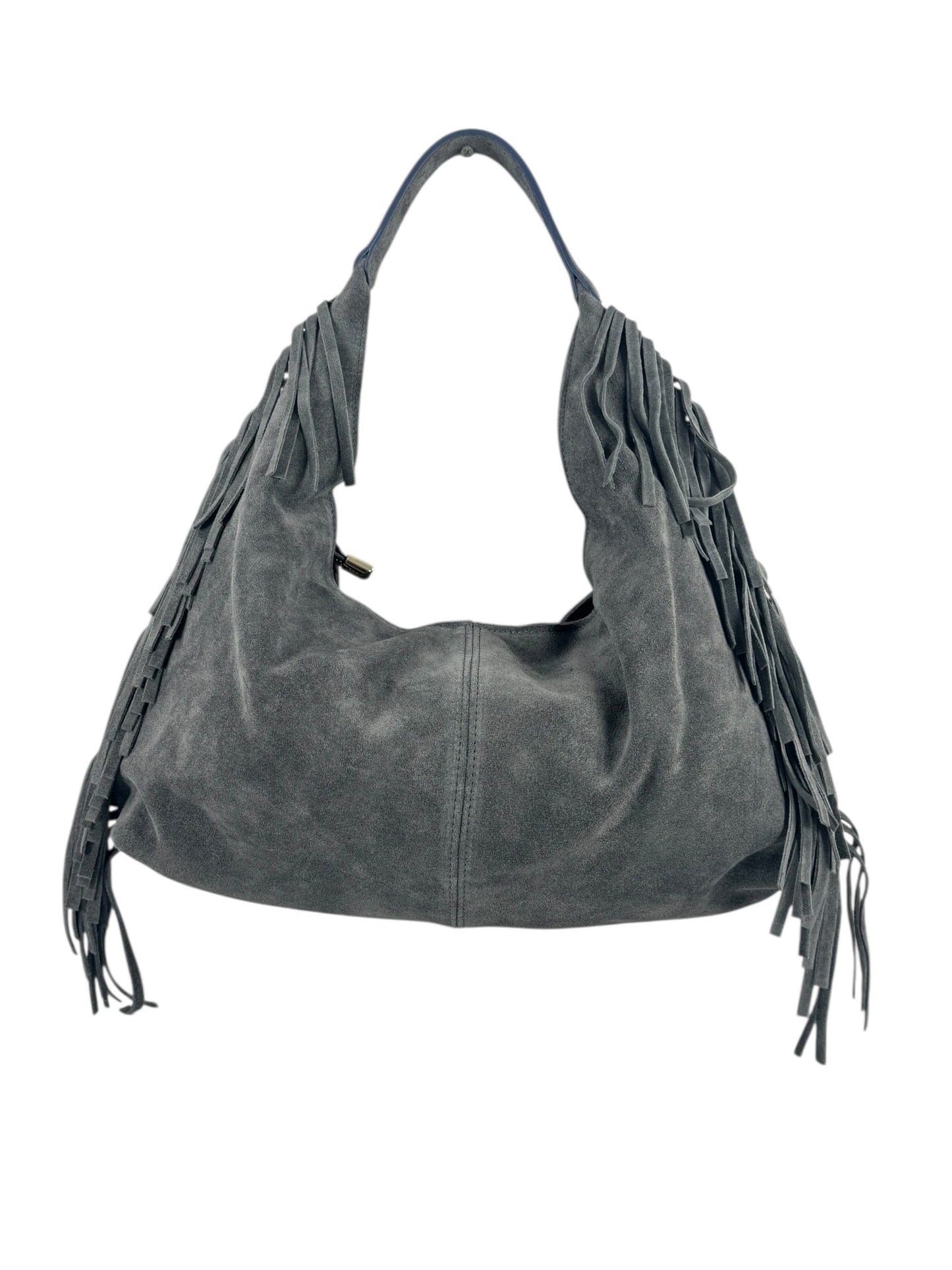 hobo in camoscio con frange Mahzel