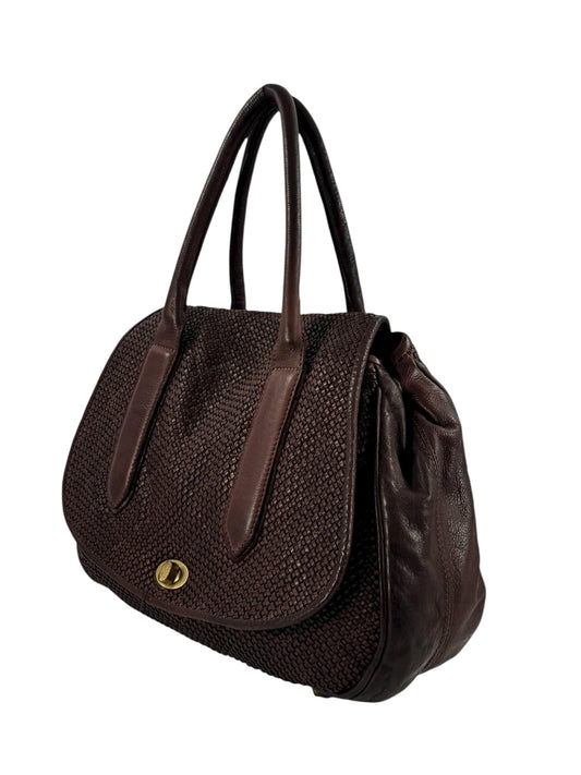 Borsa KZ in Pelle intrecciata