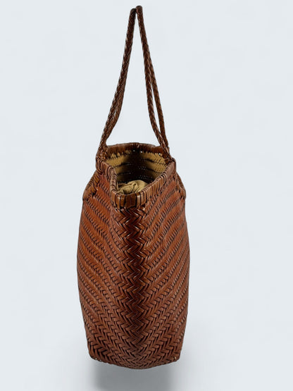 Shopper in pelle intrecciata MH 425