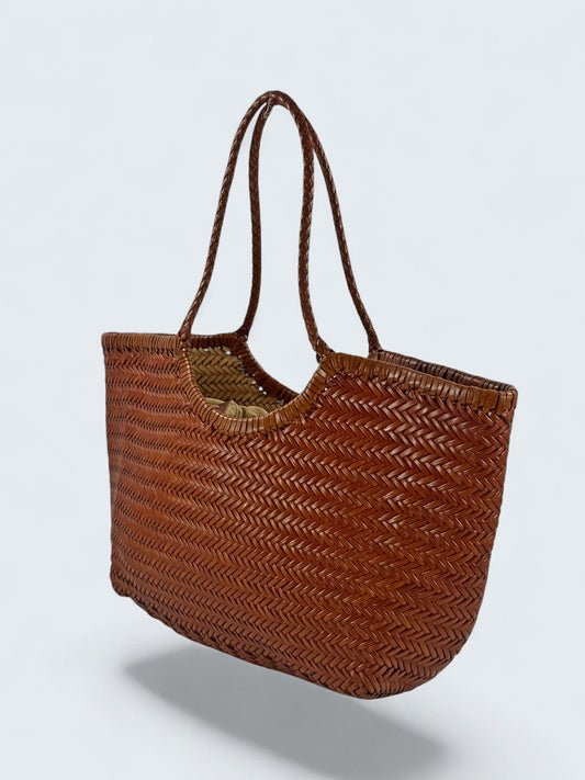 Shopper in pelle intrecciata MH 425