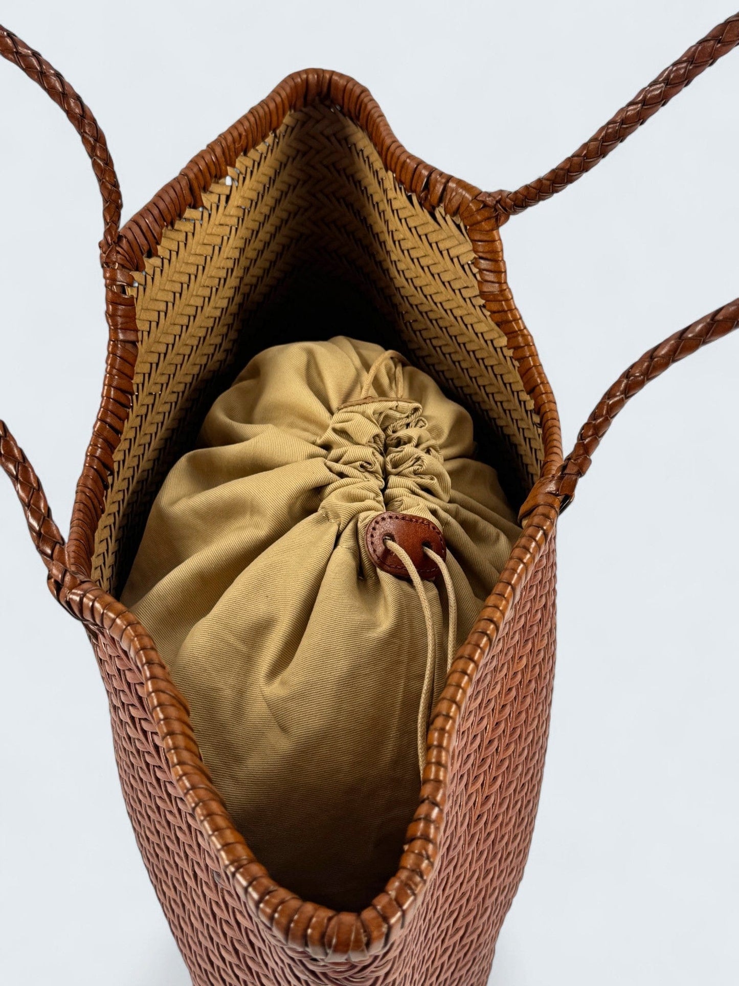 Shopper in pelle intrecciata MH 425