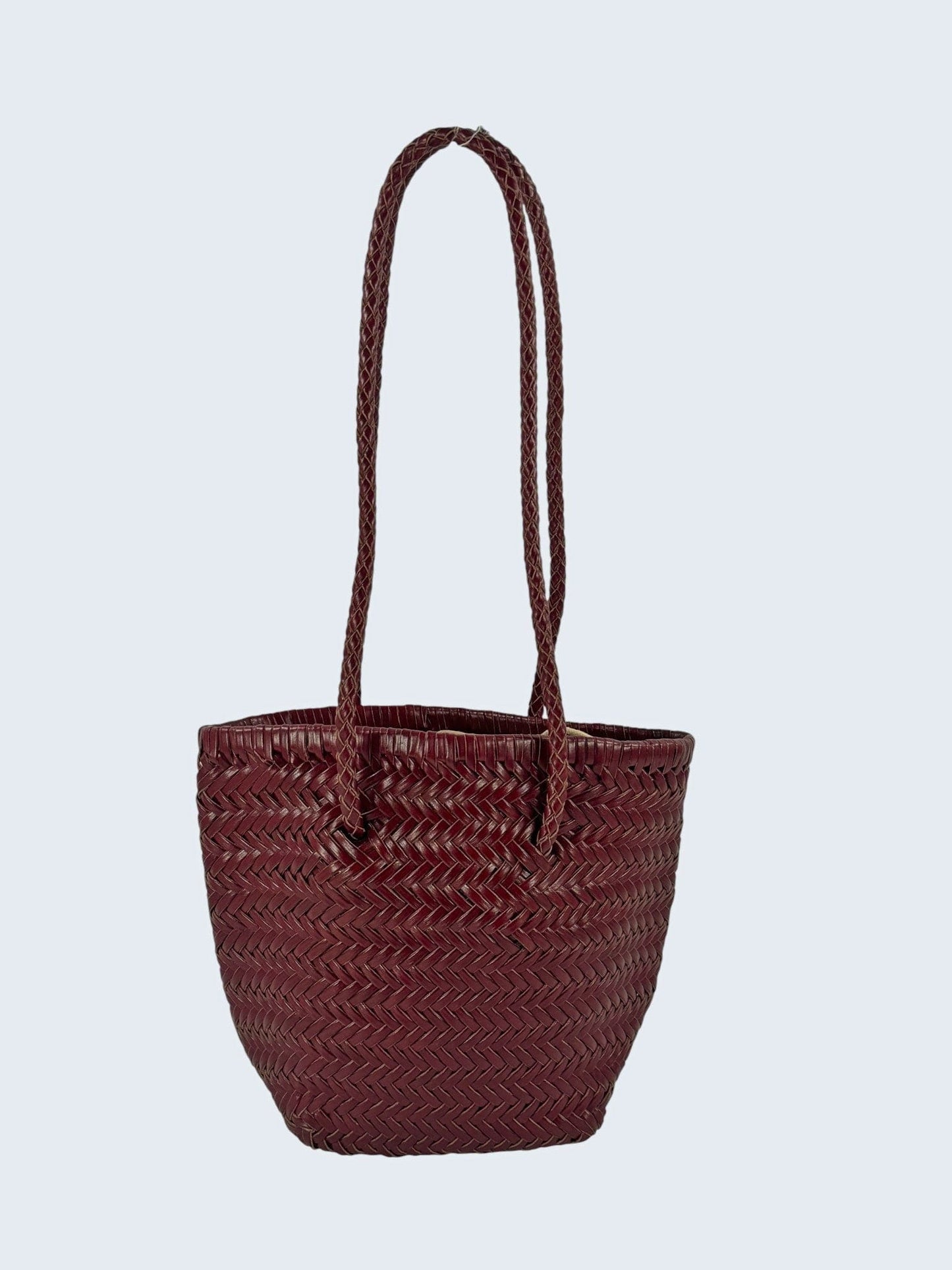 Cestino in Pelle intrecciata MH 420