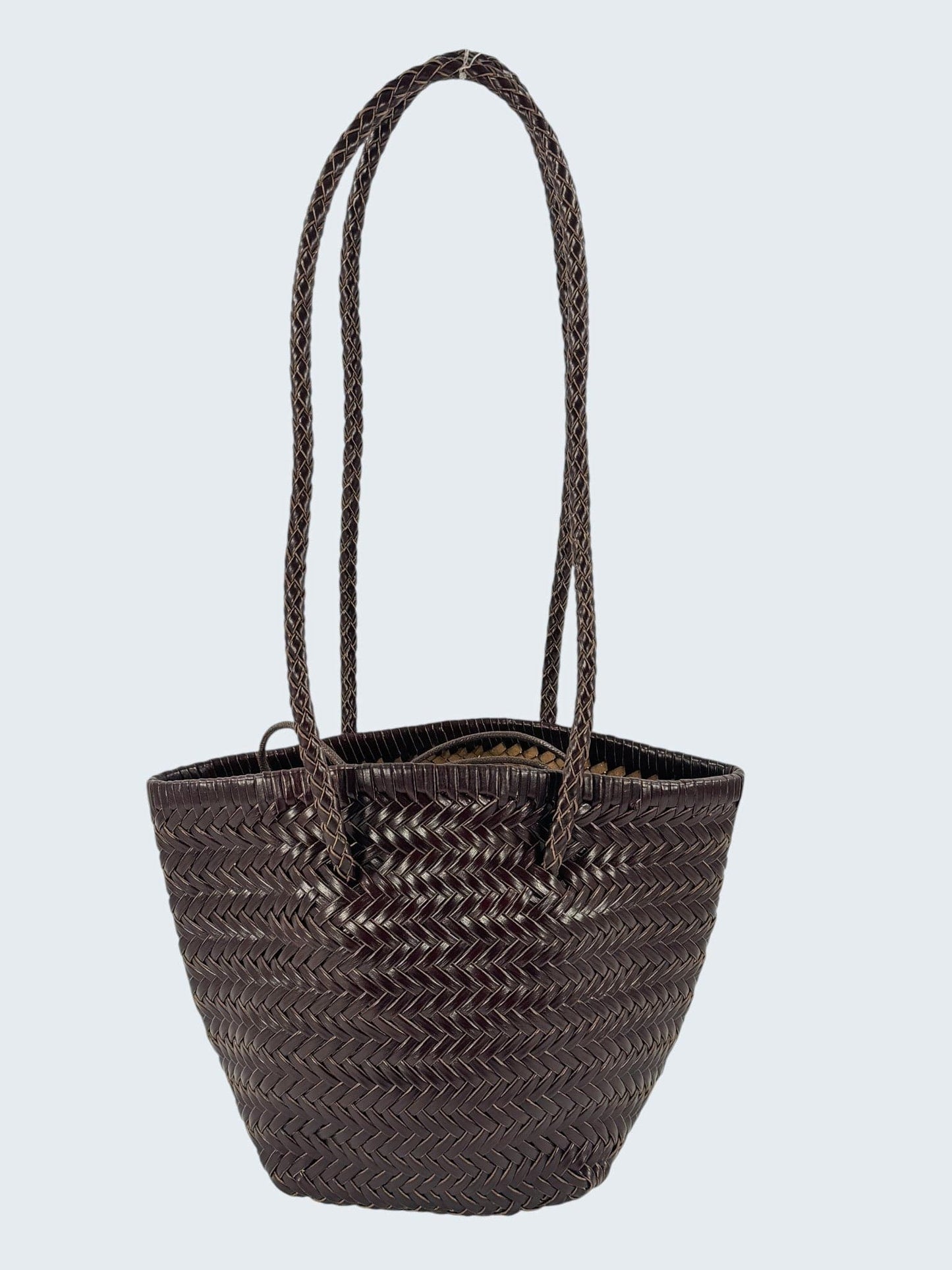 Cestino in Pelle intrecciata MH 420