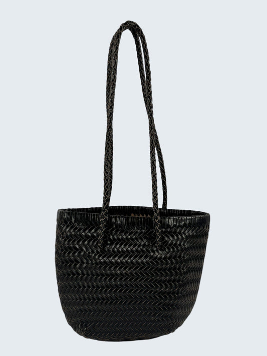 Cestino in Pelle intrecciata MH 420