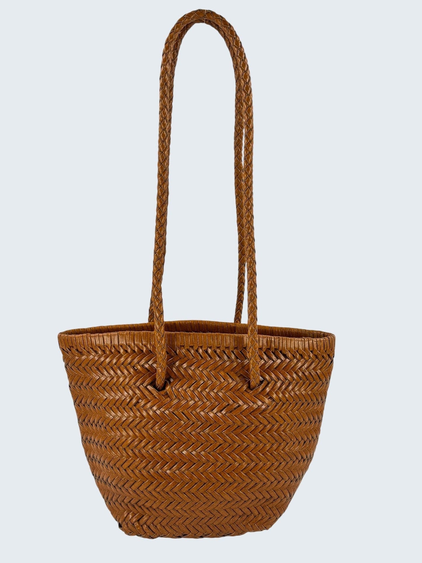 Cestino in Pelle intrecciata MH 420