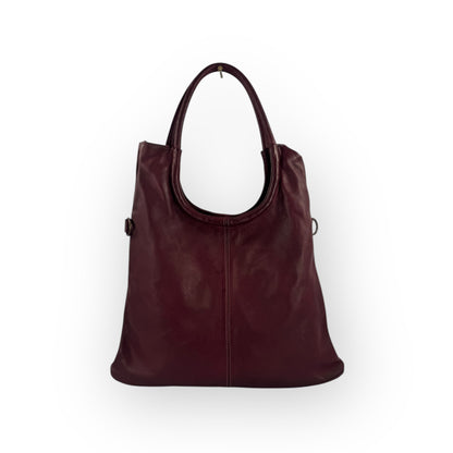 Borsa a spalla in pelle tinta lavata MH 307