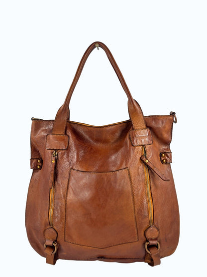 Borsa il pelle tinta in capo MH 134