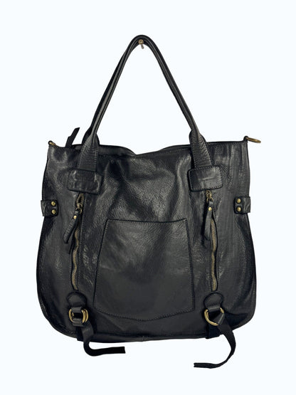 Borsa il pelle tinta in capo MH 134