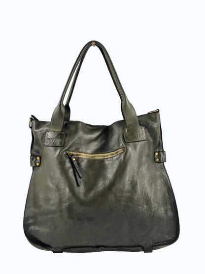 Borsa il pelle tinta in capo MH 134