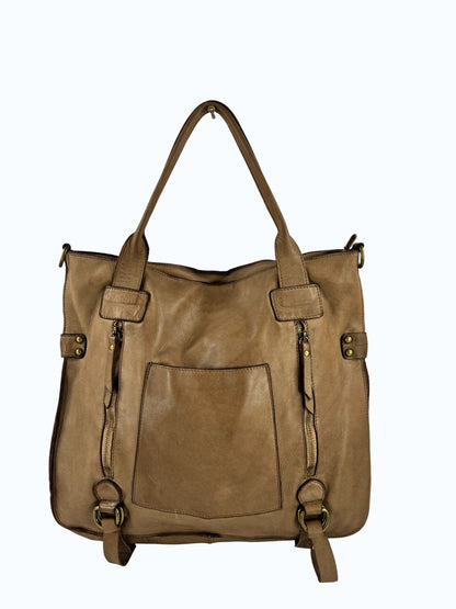 Borsa il pelle tinta in capo MH 134