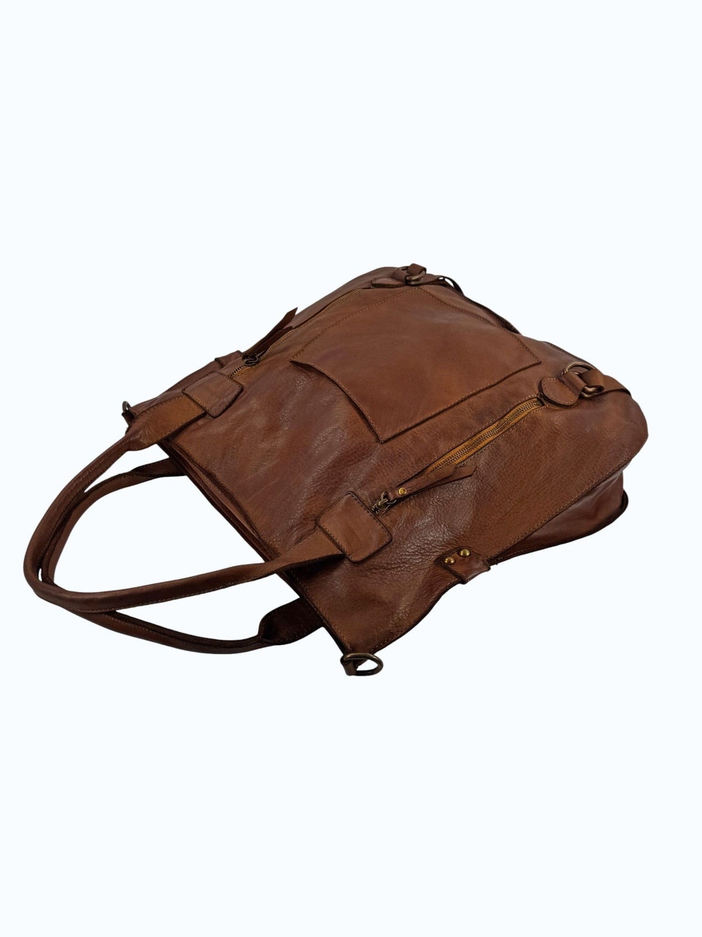 Borsa il pelle tinta in capo MH 134