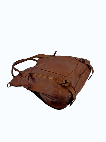 Borsa il pelle tinta in capo MH 134