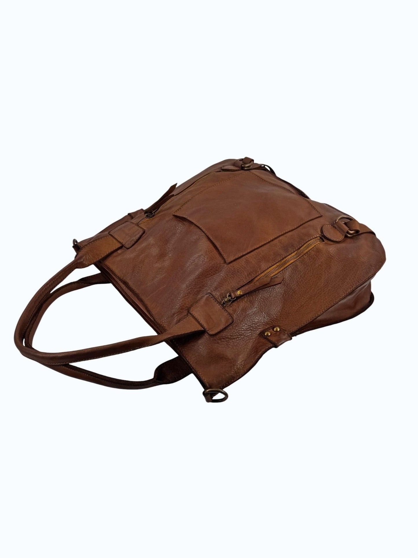 Borsa il pelle tinta in capo MH 134