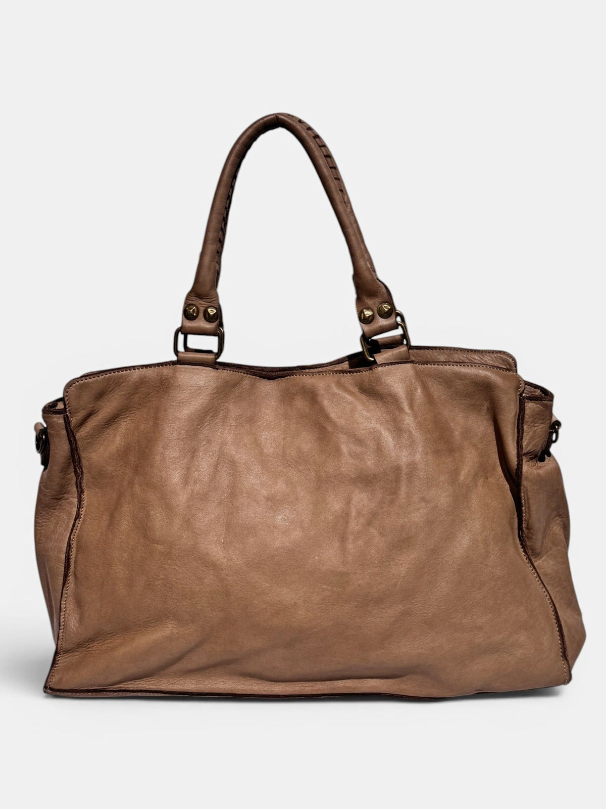 borsa mazel primo piano tortora