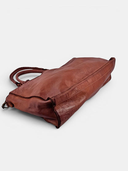 Borsa MH25 in pelle lavata