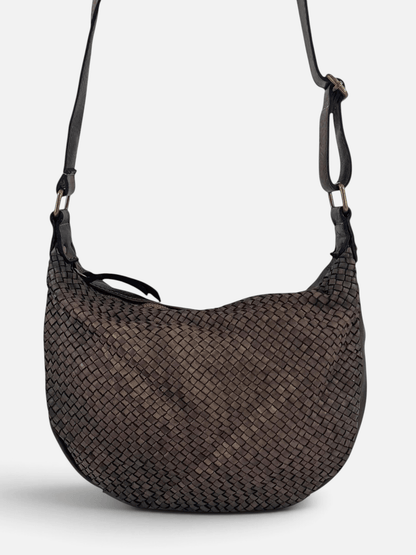 borsa pelle mahzel testa di moro