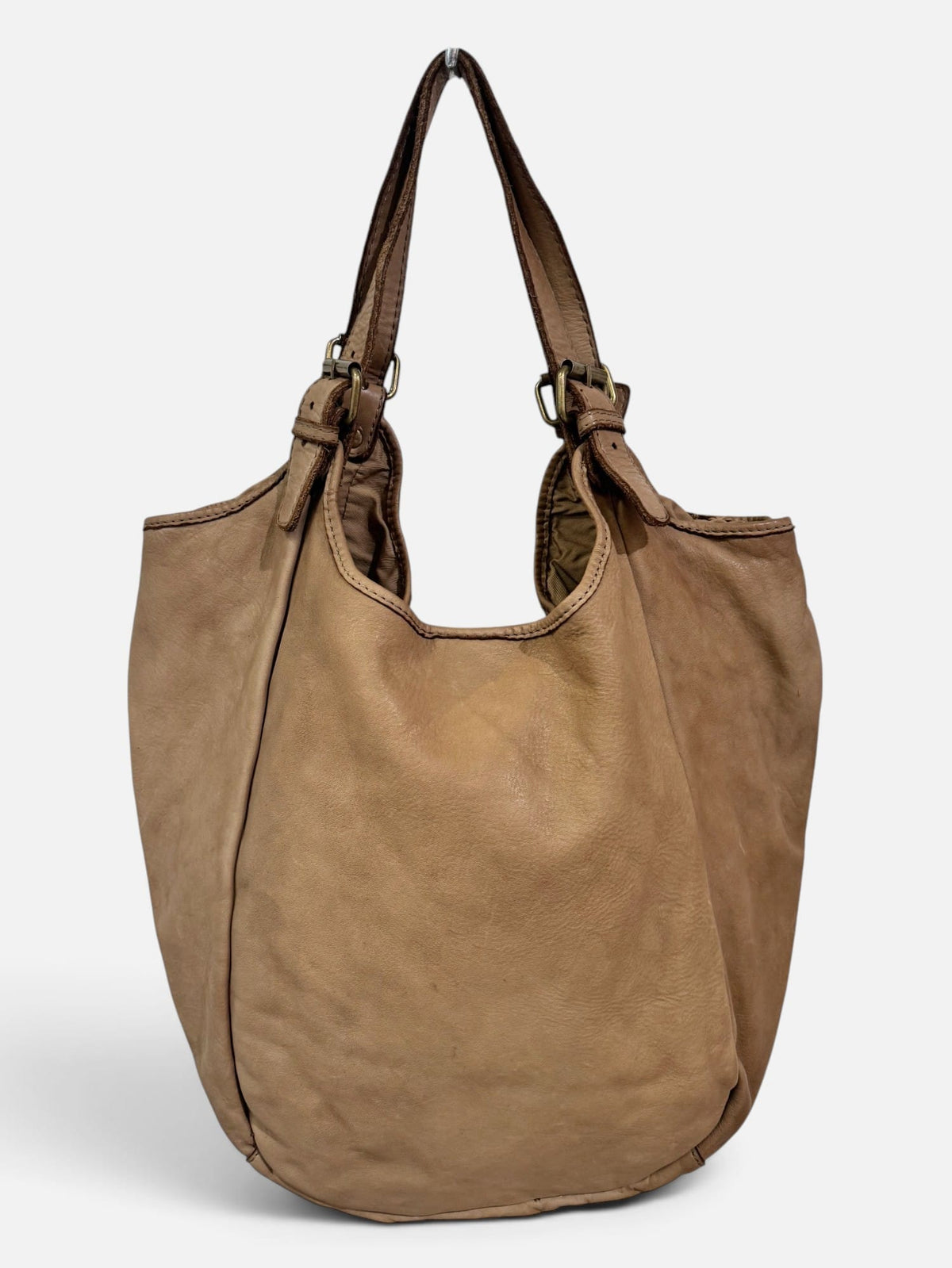 borsa sacca mahzel frontale colore tortora