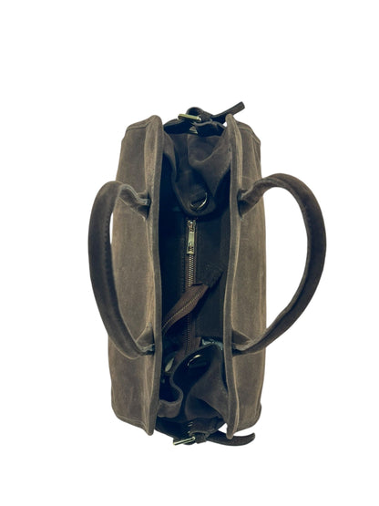 Bauletto MH in pelle scamosciata