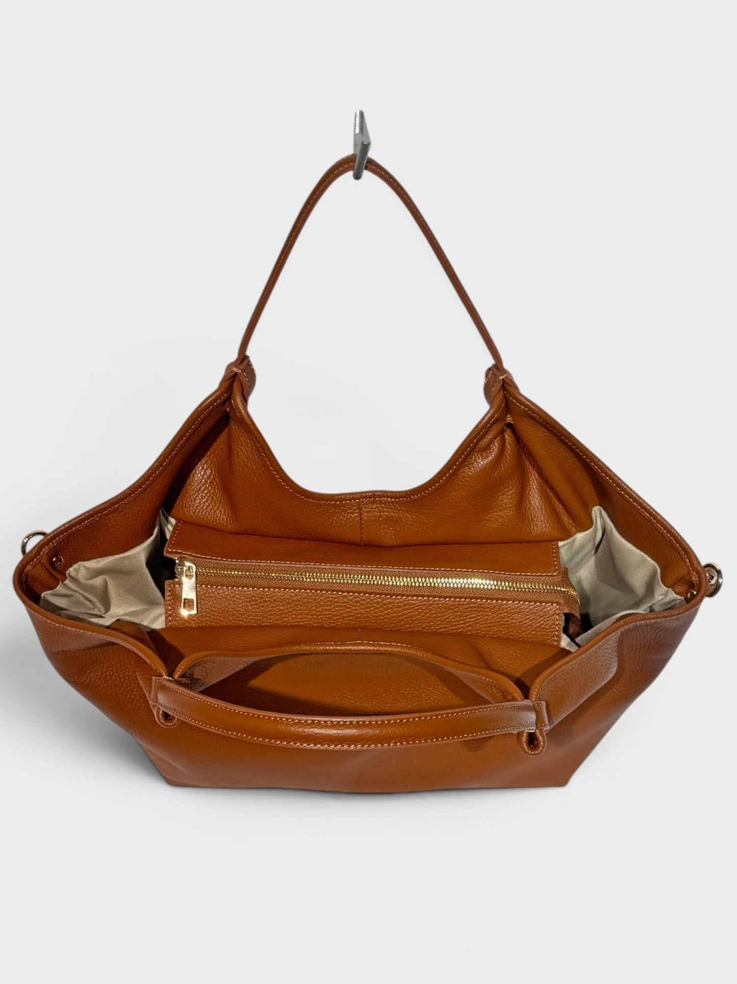 Dora - Borsa in Pelle Martellata