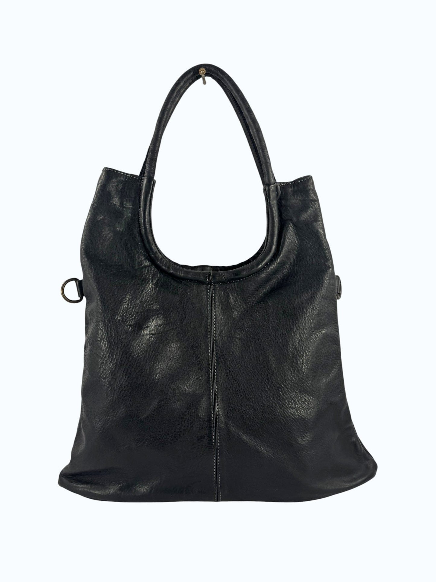 Borsa a spalla in pelle tinta lavata MH 307