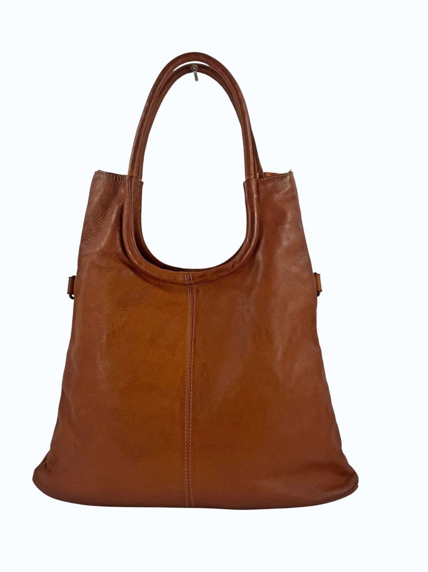 Borsa a spalla in pelle tinta lavata MH 307