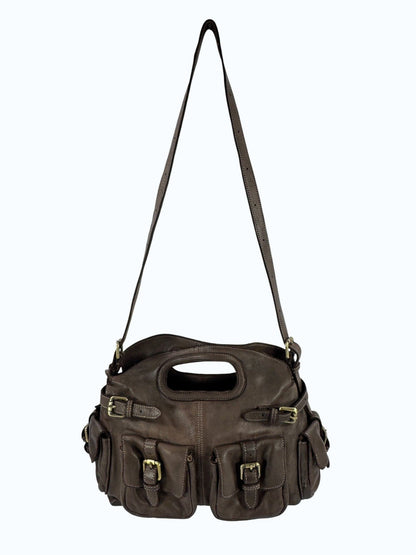 Bauletto in pelle tinto in capo AL237