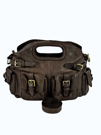 Bauletto in pelle tinto in capo AL237