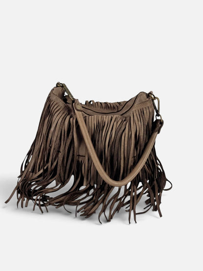 Pochette con Frange e manico AL26