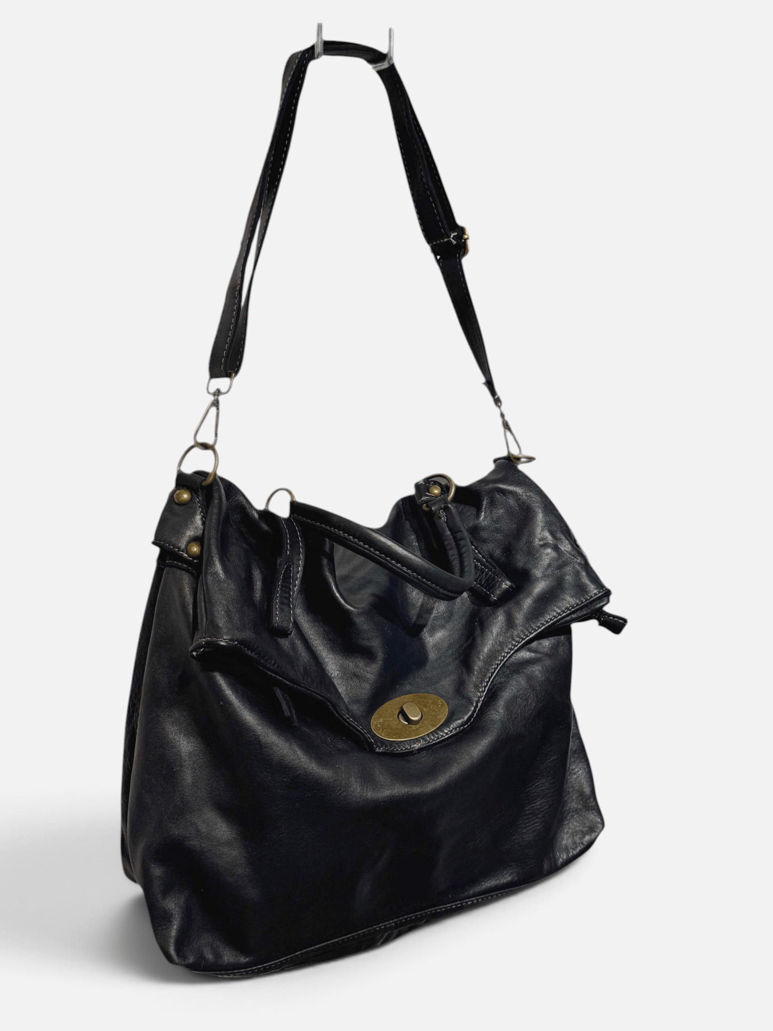 borsa pelle mahzel made in italy pelle lavata