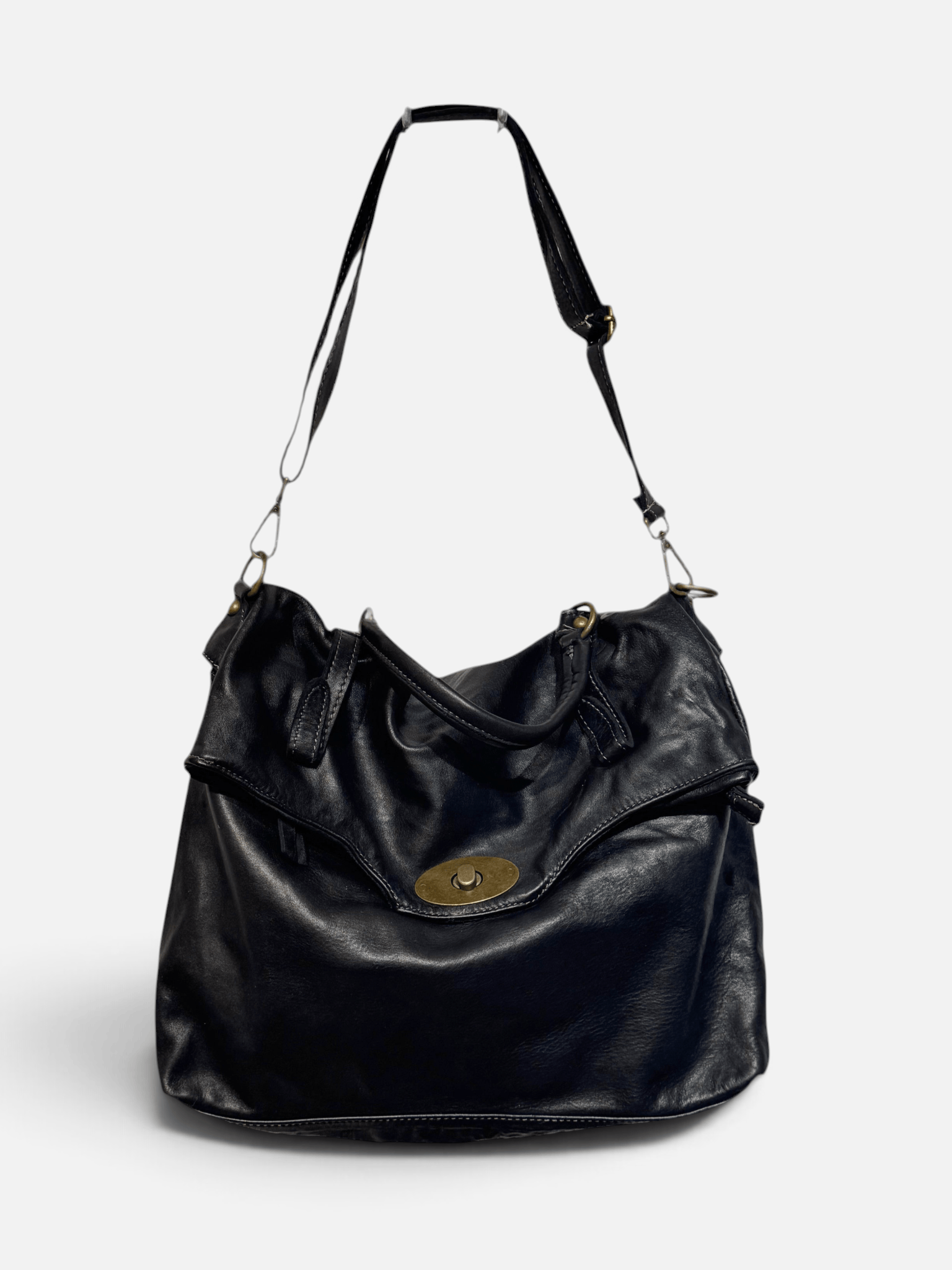 borsa postina pelle lavata morbida artigianale made in italy
