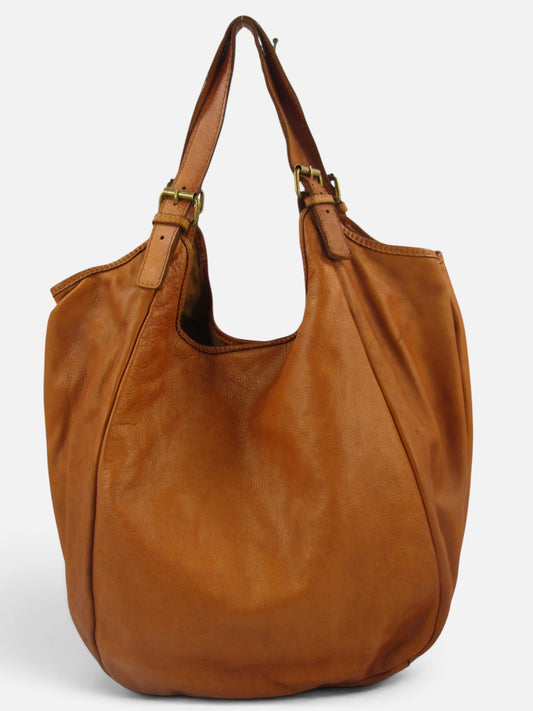 borsa giovanna in pelle tinta in capo mahzel made in italy artigianale comoda leggera 