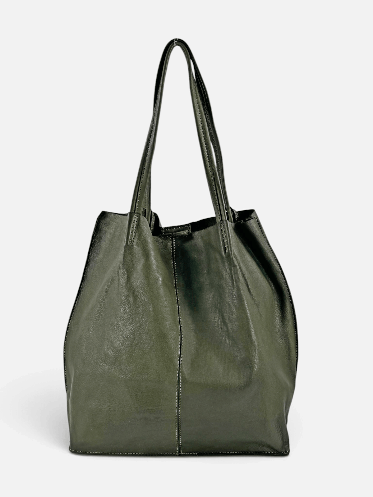 Shopper Sfoderata Liberty – Pelle Lavata Made in Italy