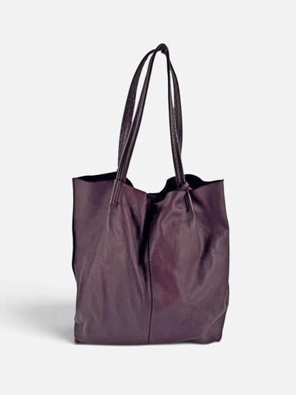 Shopper Sfoderata Liberty – Pelle Lavata Made in Italy