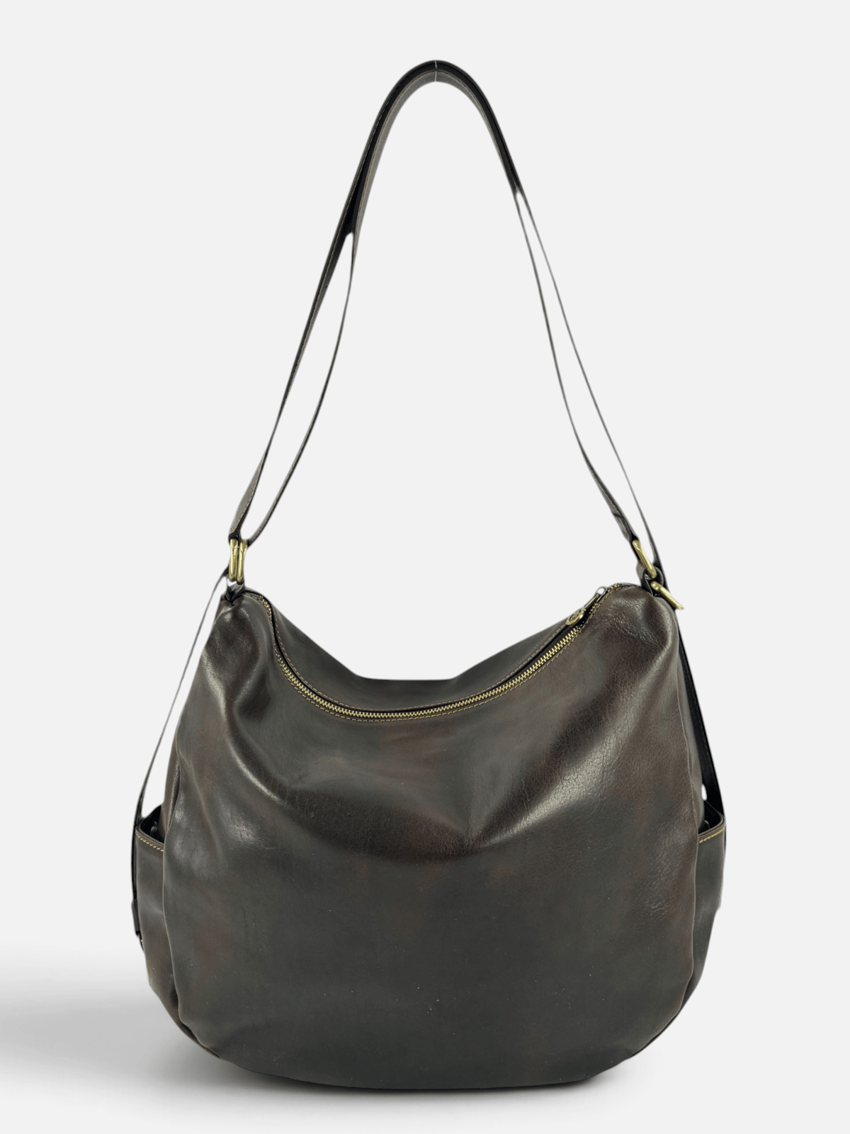 Borsa/ Zaino in cuoio al vegetale-Mahzel