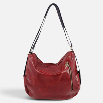 Borsa/ Zaino in cuoio al vegetale-Mahzel