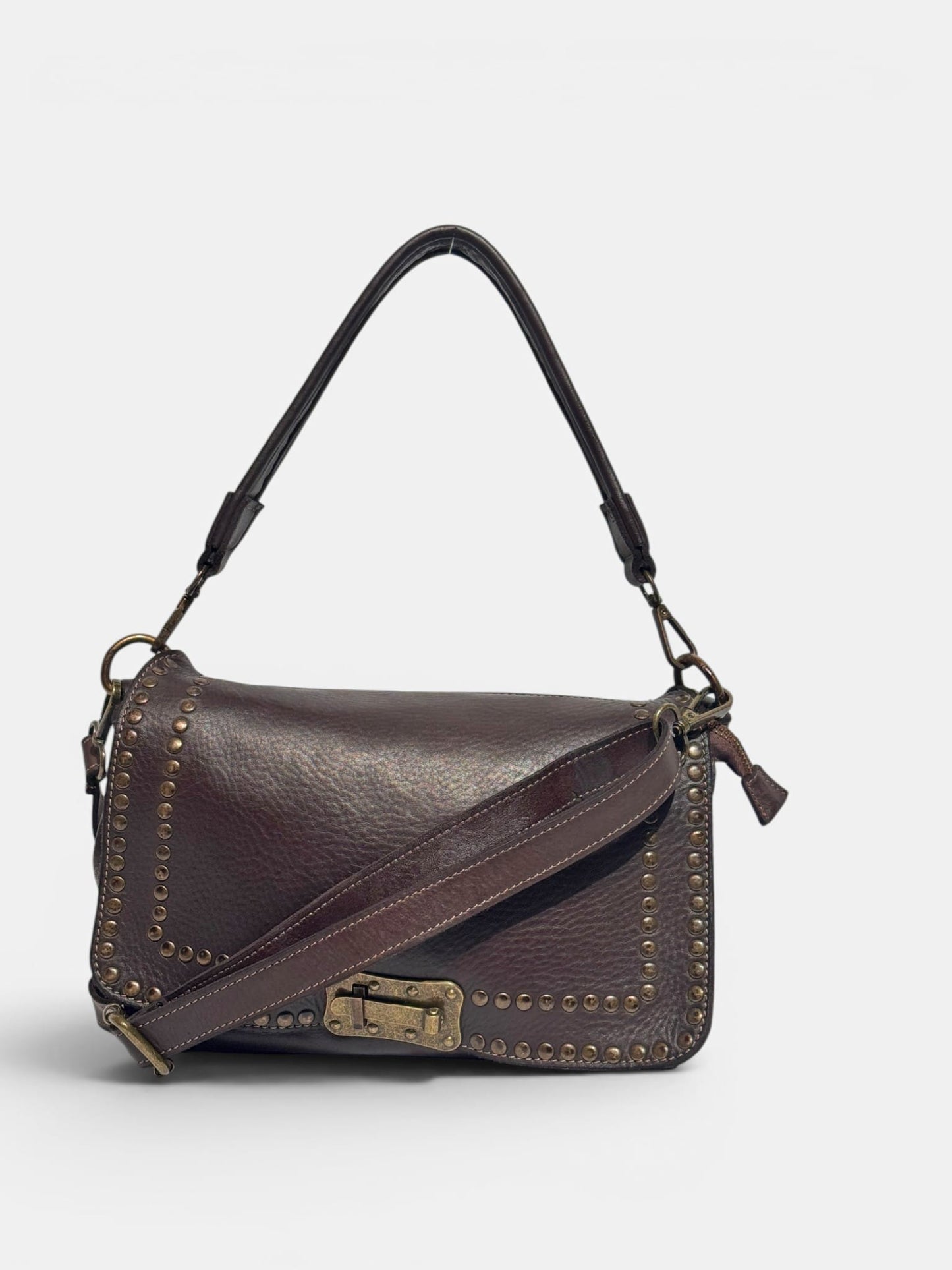 Borsetta MH 067 – Pelle Lavata con Borchie | Made in Italy