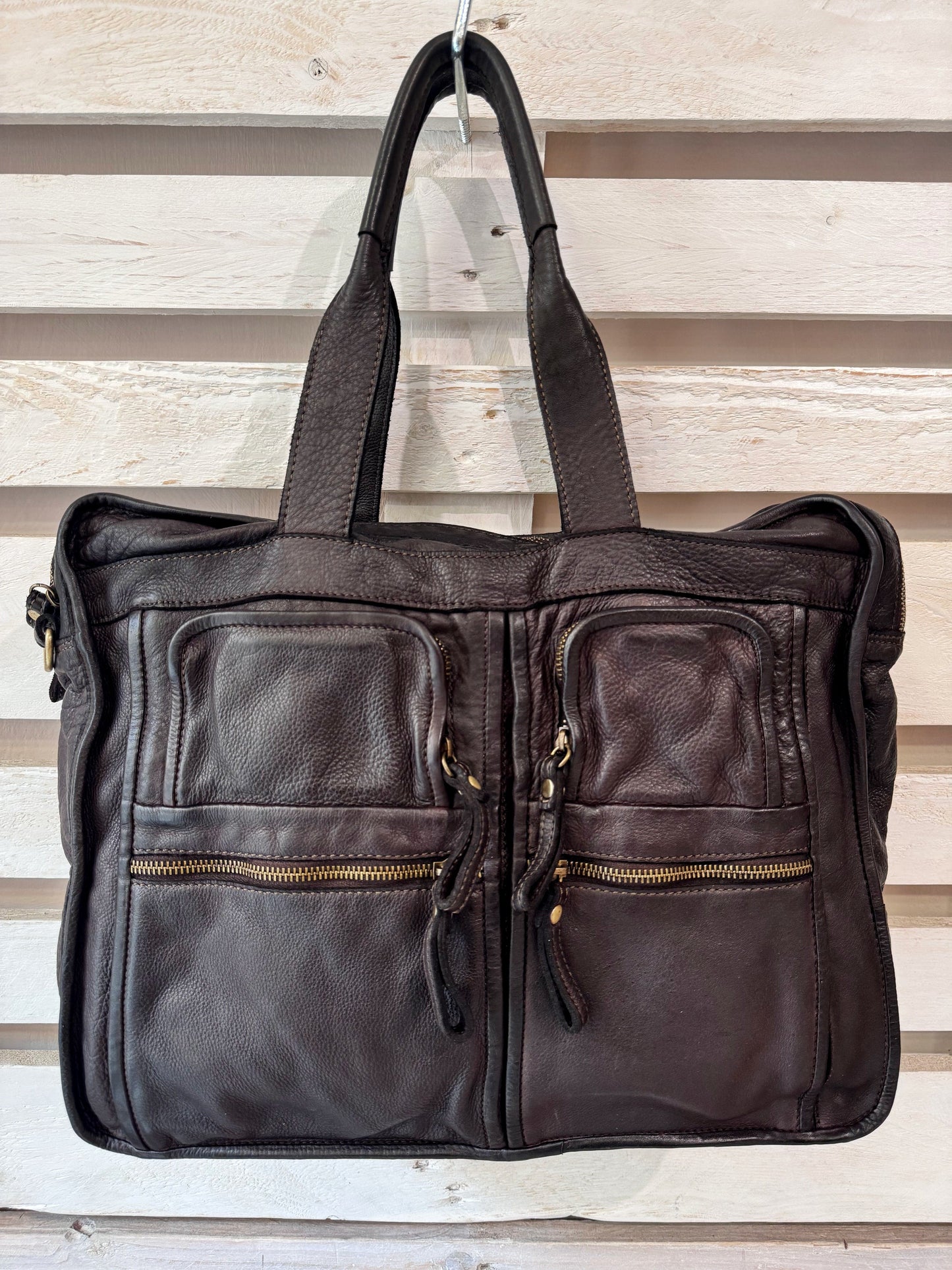 Borsa TJ in pelle morbida
