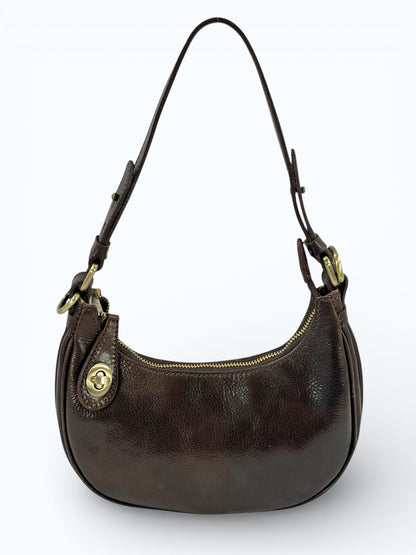 borsetta cuoio mezzaluna