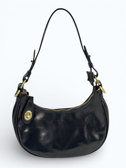 borsetta cuoio mezzaluna