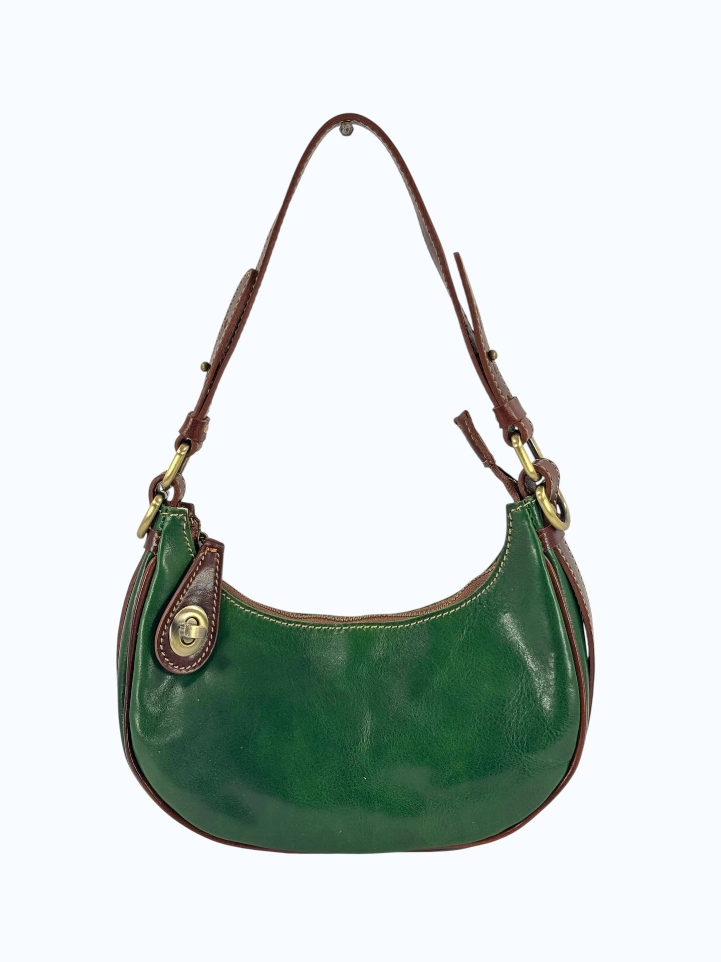 borsetta cuoio mezzaluna