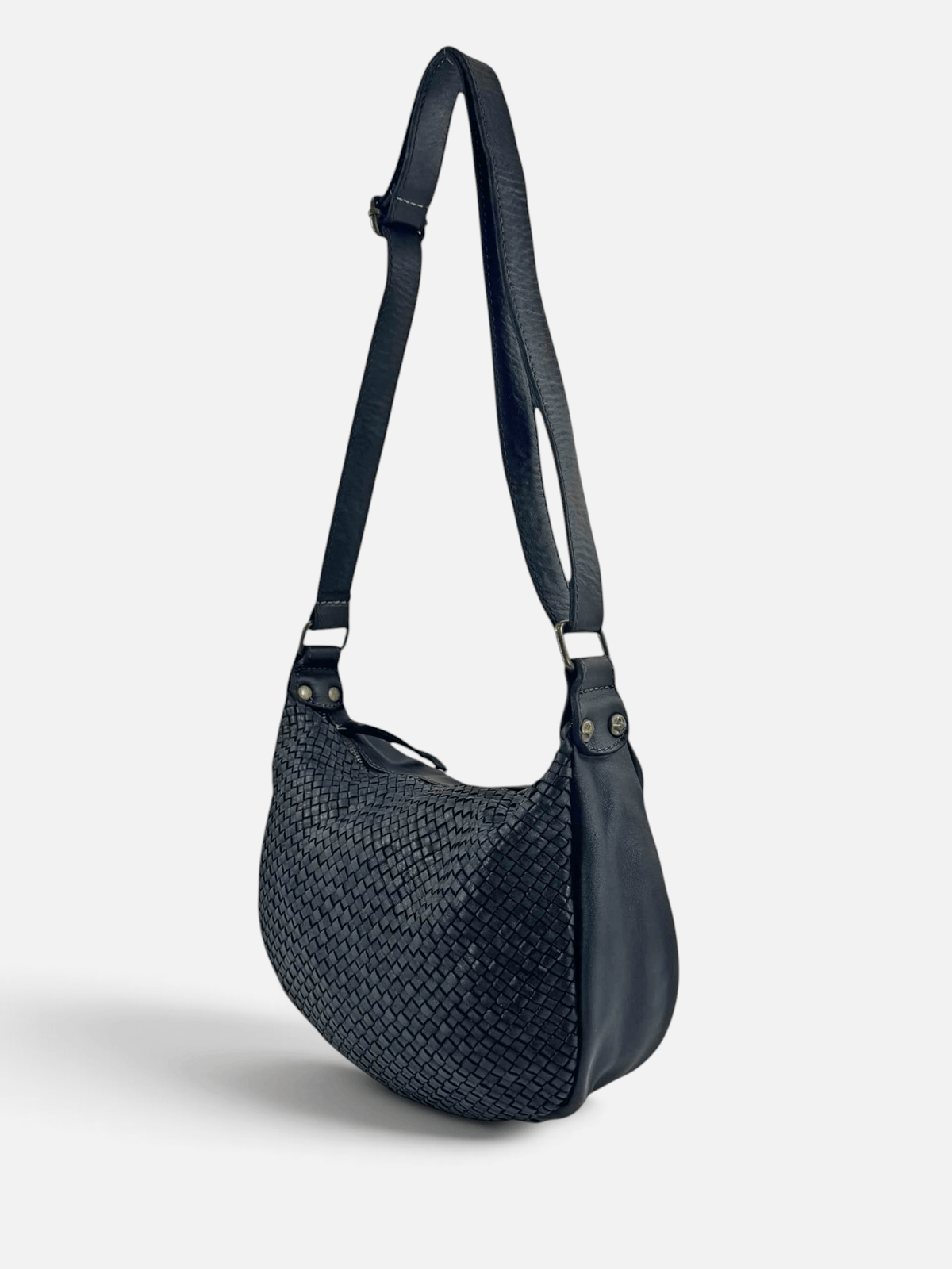 borsa pelle mahzel vista lato