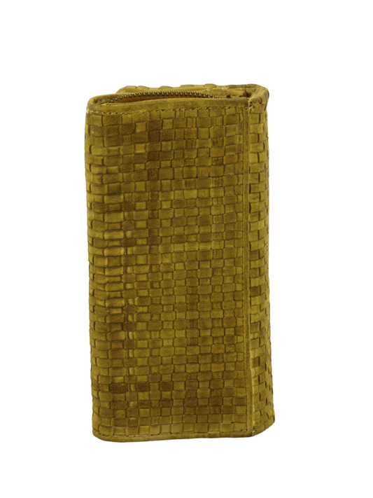 Portafogli a soffietto chiuso da bottone