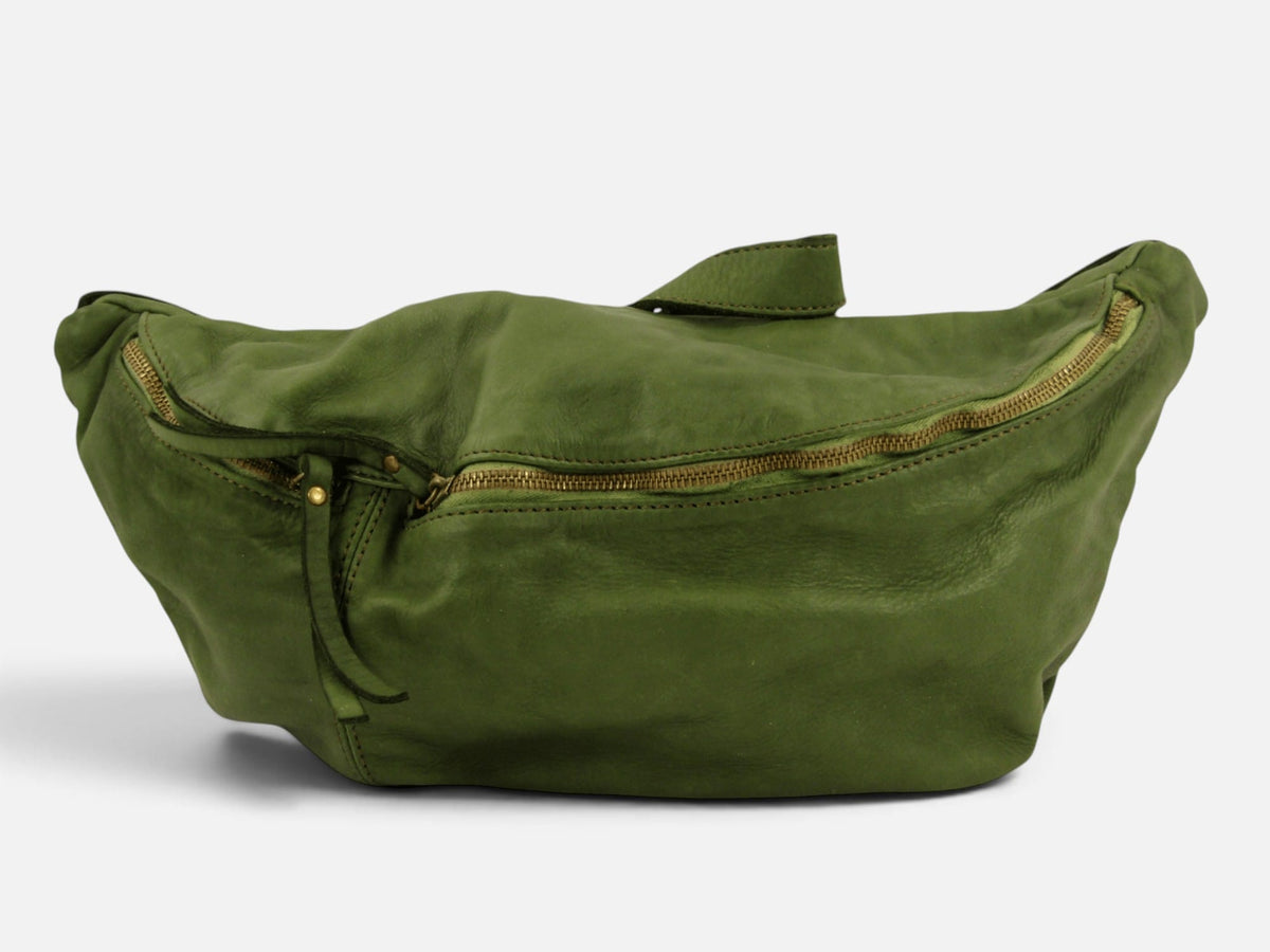 borsa marsupio pelle lavata mahzel made in italy
