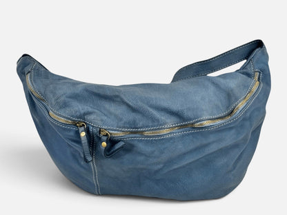 marsupio a spalla mahzel made in italy pelle lavata