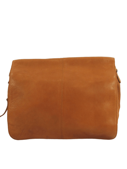 messenger in pelle effetto vintage multi scomparti -Mahzel